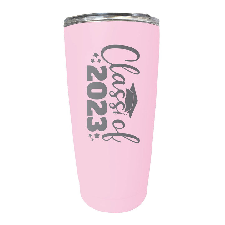 Class of 2023 Graduation 16 oz Engraved Stainless Steel Insulated Tumbler Colors Image 6