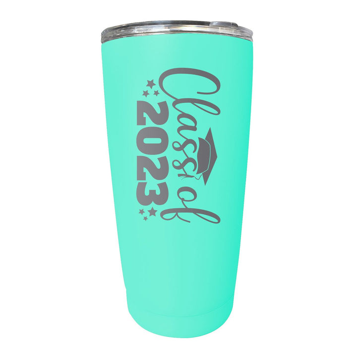 Class of 2023 Graduation 16 oz Engraved Stainless Steel Insulated Tumbler Colors Image 9