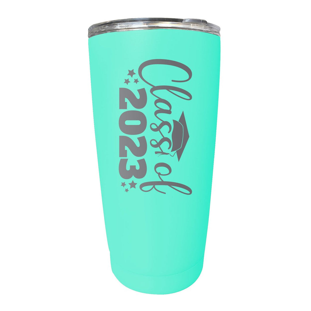 Class of 2023 Graduation 16 oz Engraved Stainless Steel Insulated Tumbler Colors Image 1