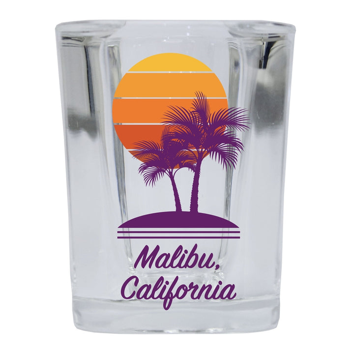 Malibu California 12 pack Square Shot Glass 1.5 oz Image 4