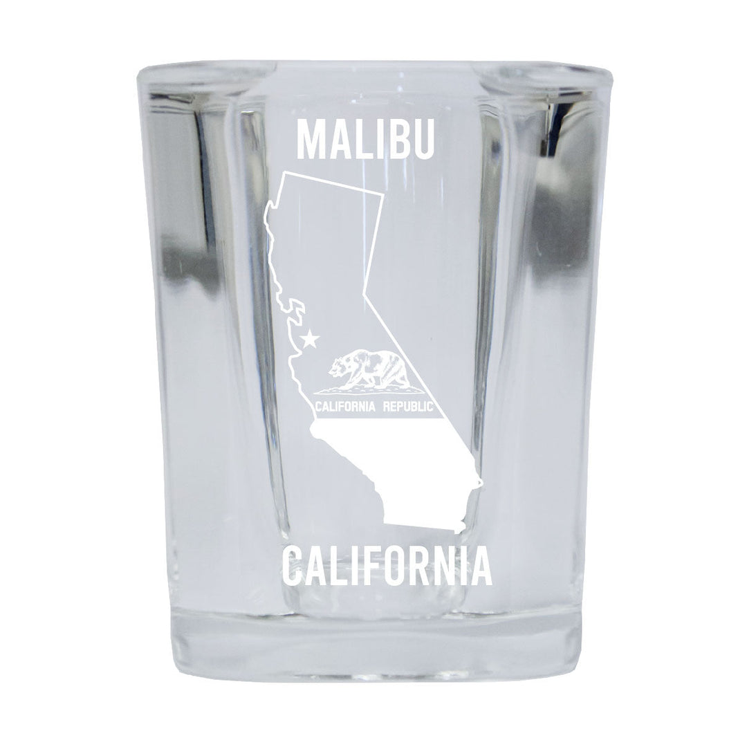 Malibu California 12 pack Square Shot Glass 1.5 oz Image 4