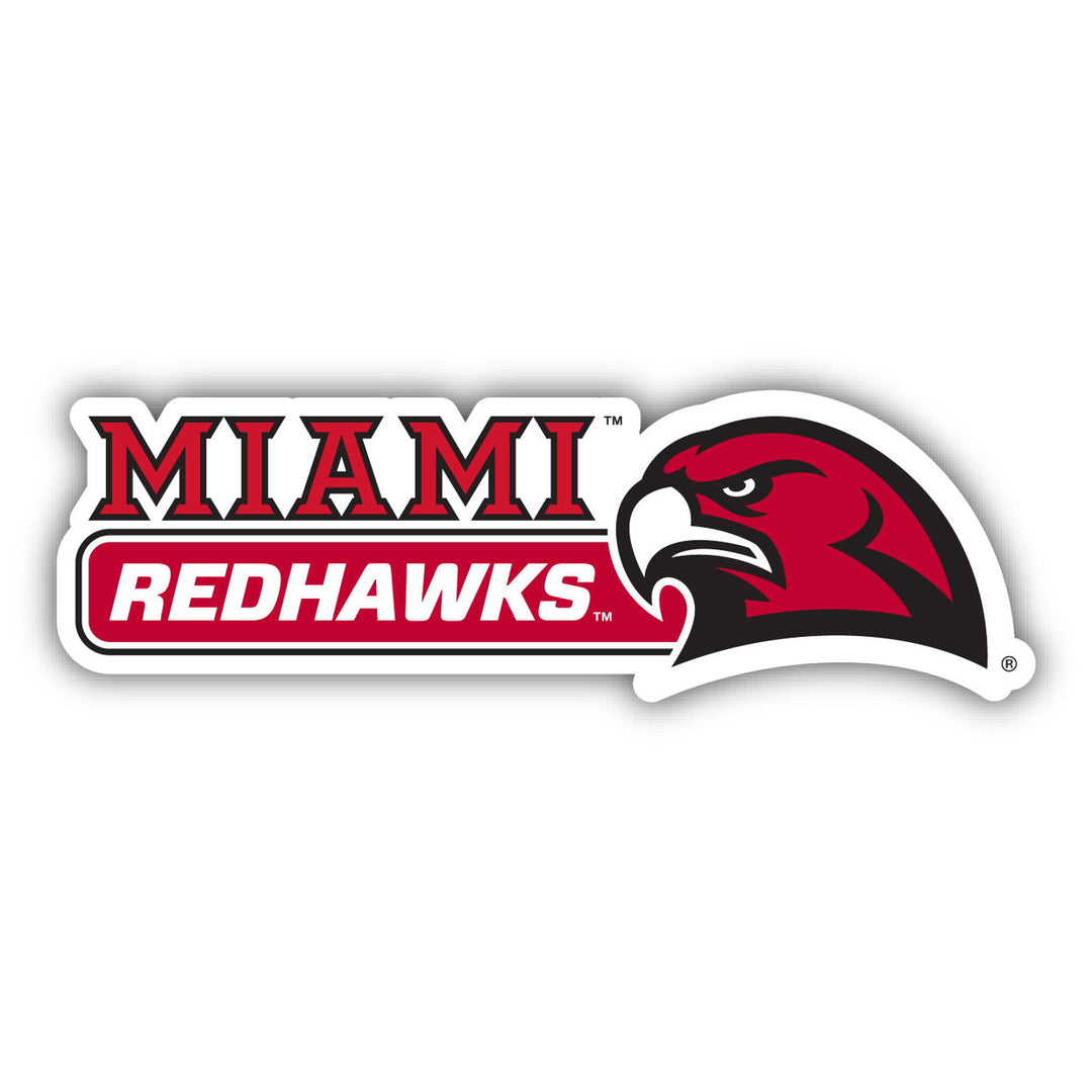 Miami University of Ohio 4-Inch Wide NCAA Durable School Spirit Vinyl Decal Sticker Image 1