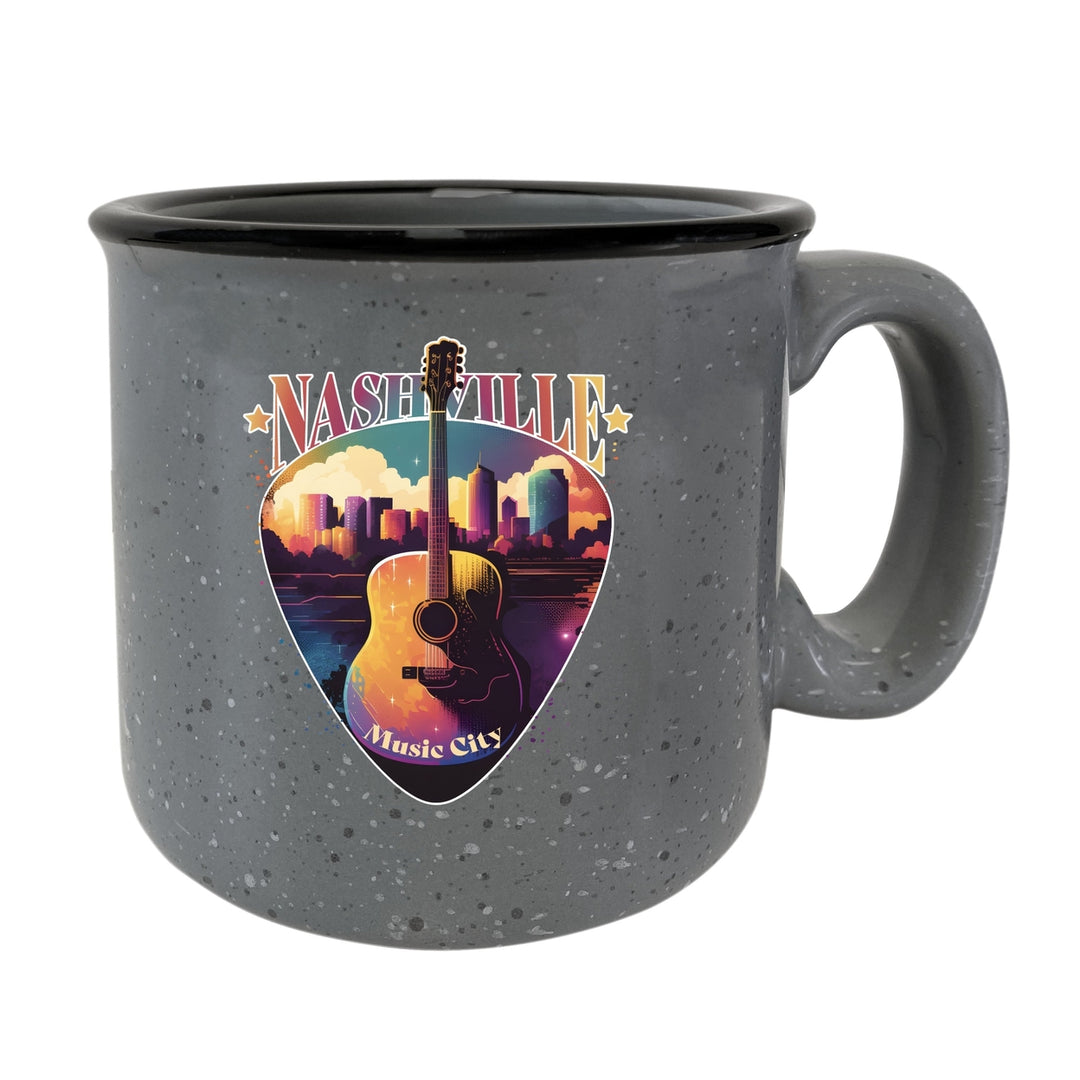 Nashville Tennessee Music City Souvenir 16 oz Ceramic Camping Mug Image 1