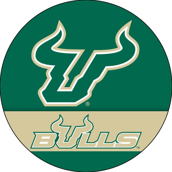 South Florida Bulls Officially Licensed Paper Coasters (4-Pack) - Vibrant Furniture-Safe Design Image 1