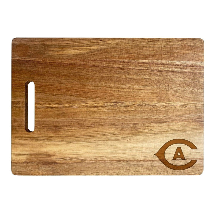 UC Davis Aggies Classic Acacia Wood Cutting Board - Small Corner Logo Image 1