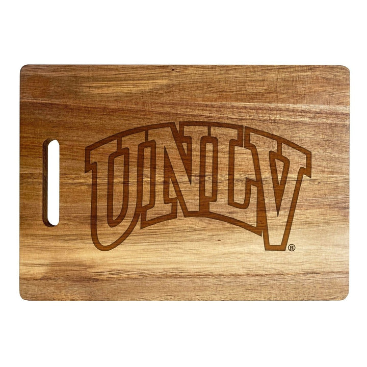 UNLV Rebels Classic Acacia Wood Cutting Board - Small Corner Logo Image 1