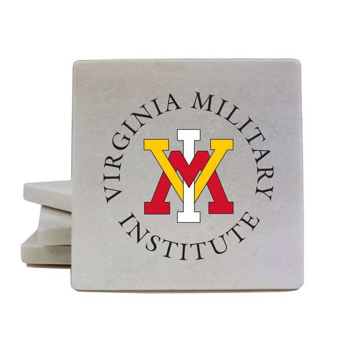 VMI Keydets Officially Licensed Coasters - Choose Marble or Acrylic Material for Ultimate Team Pride Image 2