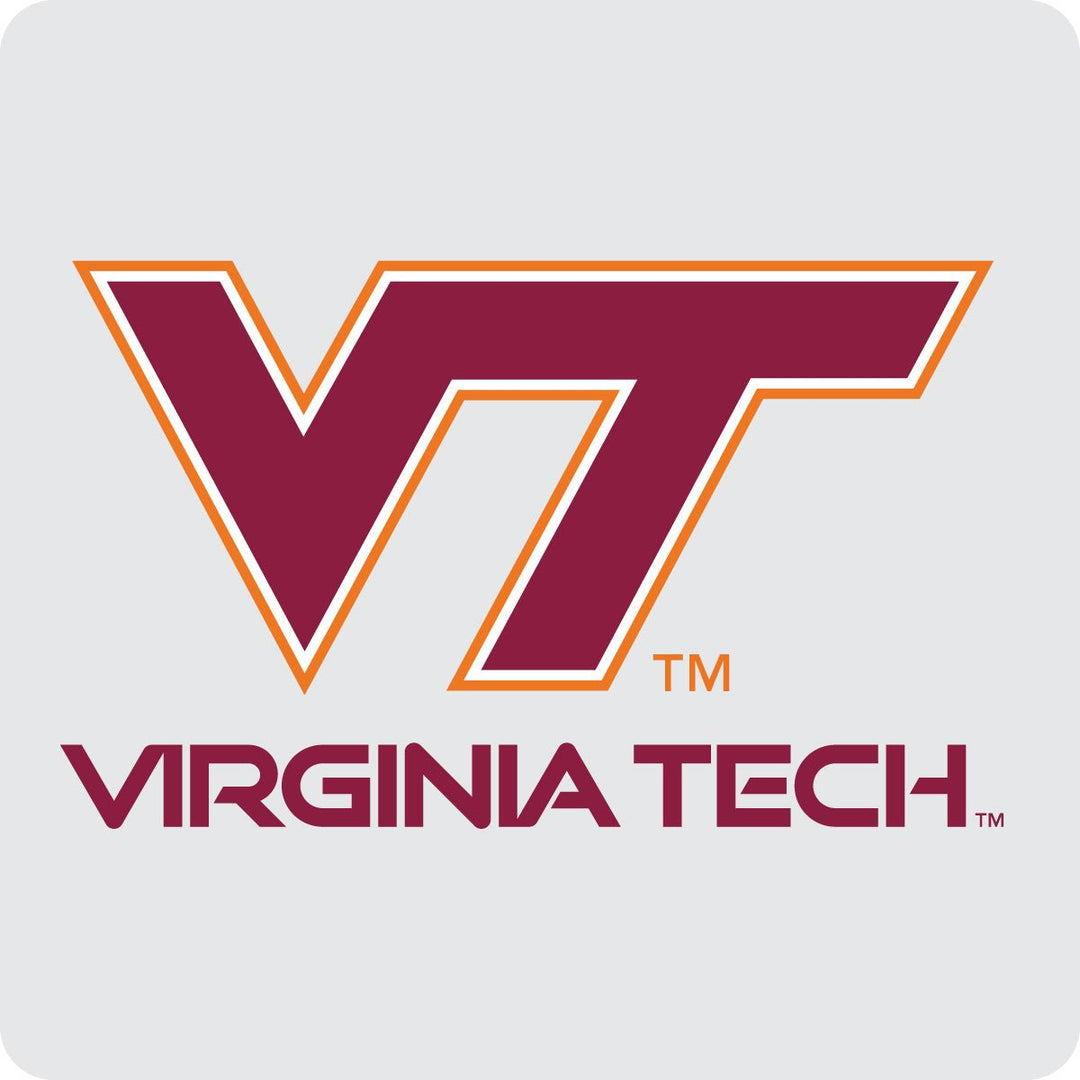 Virginia Tech Hokies Officially Licensed Coasters - Choose Marble or Acrylic Material for Ultimate Team Pride Image 1