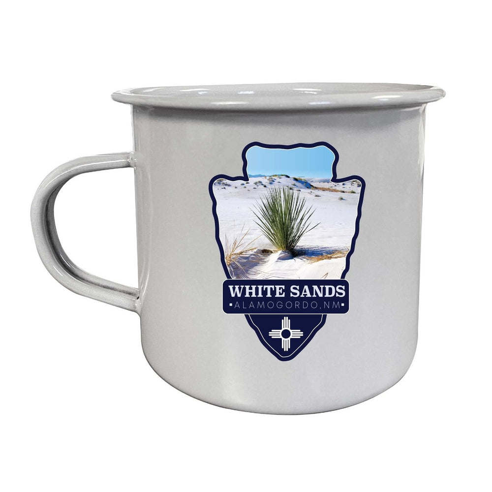 White Sands Alamogordo Mexico 16 oz Gray Tin Camper Mug Choice of Design Image 2