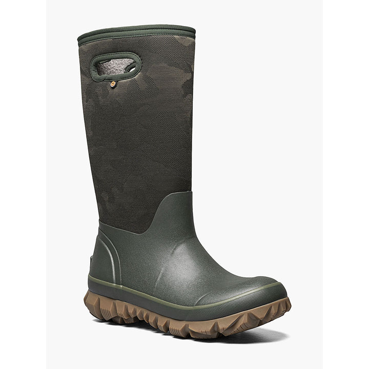 BOGS Womens Whiteout Waterproof Pull On Snow Boots Dark Green Tonal Camo - 72694-301  Dark Green Image 1