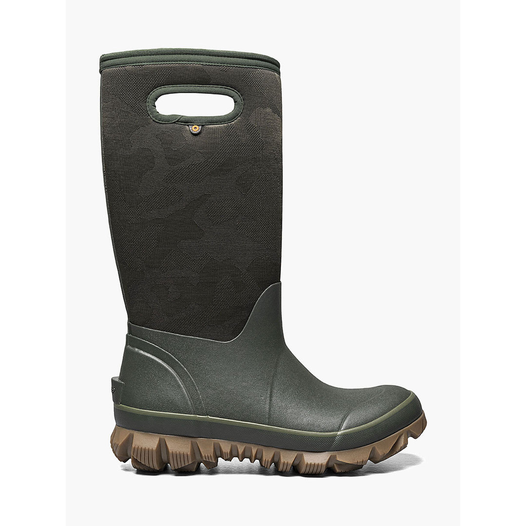 BOGS Womens Whiteout Waterproof Pull On Snow Boots Dark Green Tonal Camo - 72694-301  Dark Green Image 2