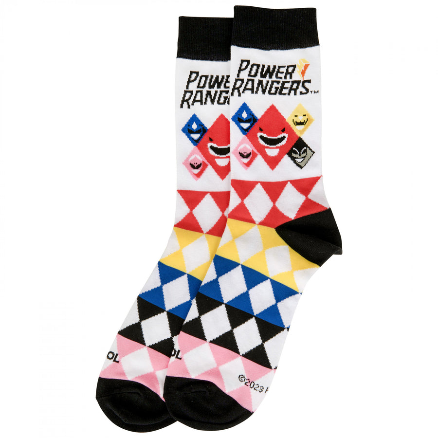 Power Rangers Team Diamond Crew Socks Image 1