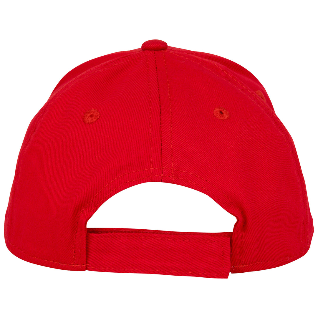 Minnie Mouse Peeking Red Colorway Youth Cap Image 4