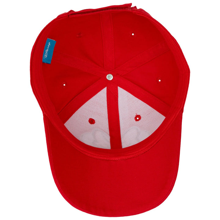 Minnie Mouse Peeking Red Colorway Youth Cap Image 6