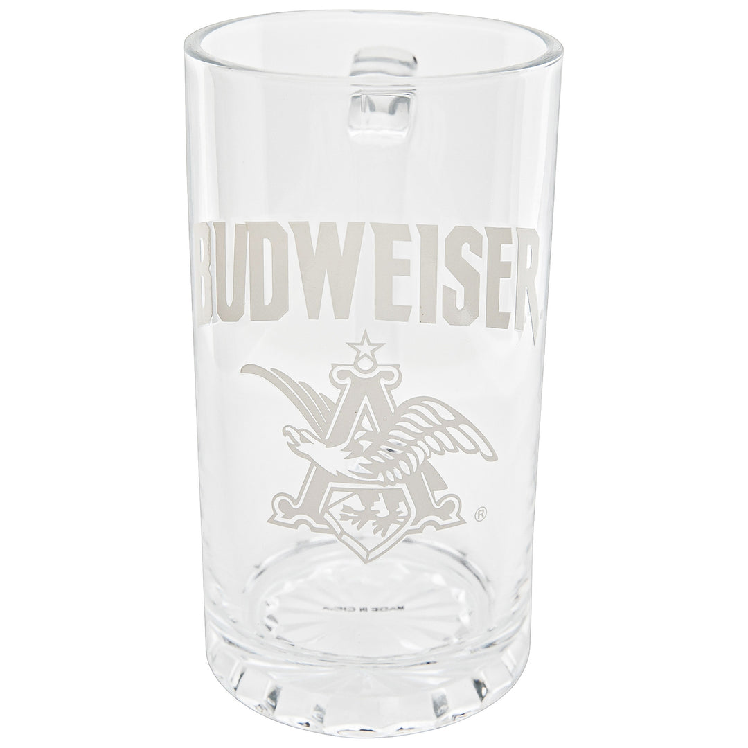 Budweiser Limited-Edition Vintage Glass Stein Image 1