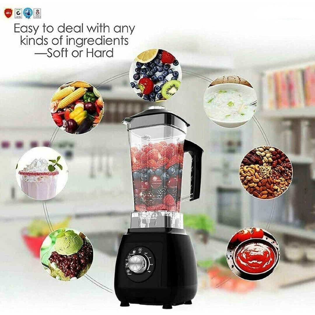 Professional Blender Electric Blenders Countertop Soup Smoothie Shake Mixer Food Blend Grind 2000Watt Image 7