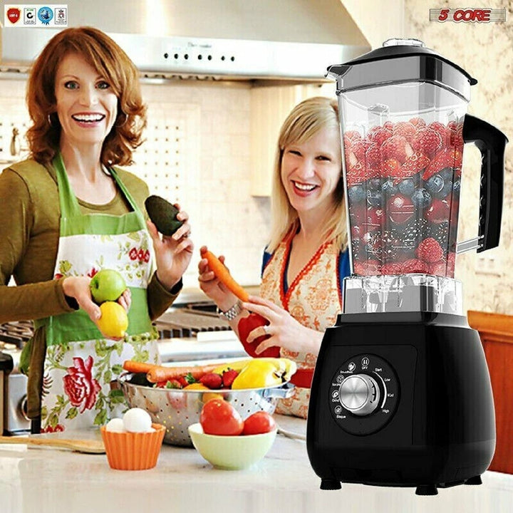 Professional Blender Electric Blenders Countertop Soup Smoothie Shake Mixer Food Blend Grind 2000Watt Image 8