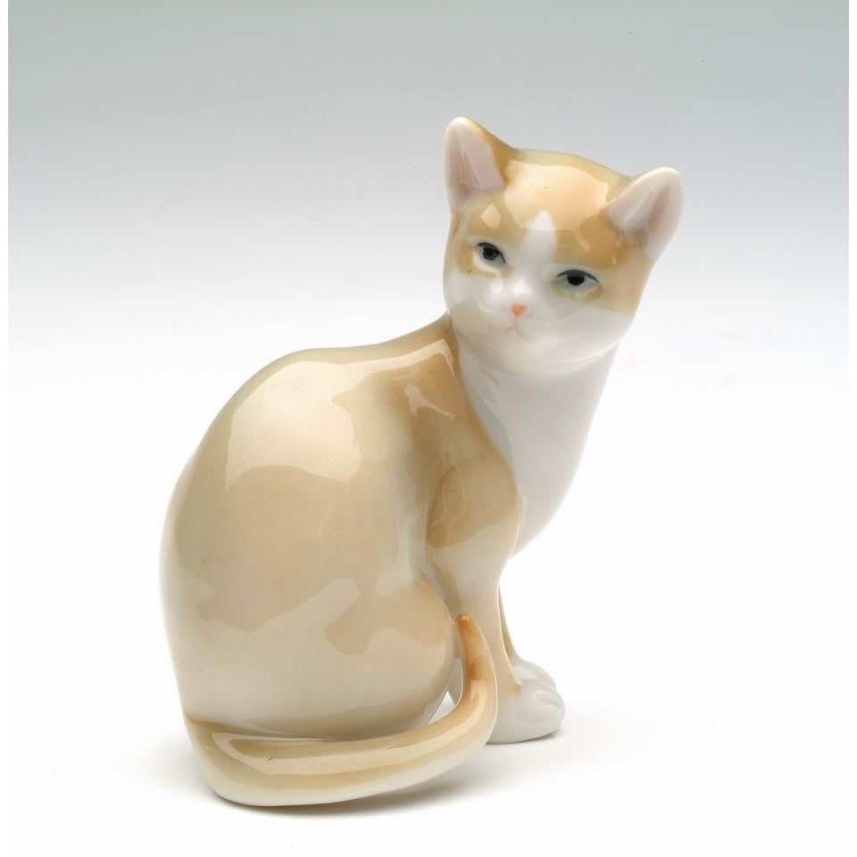 Ceramic Cat Looking Back Figurine Home D cor  Kitchen D cor , Image 3