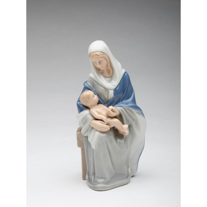 Ceramic Madonna Holding Baby FigurineReligious DcorReligious GiftChurch Dcor, Image 3