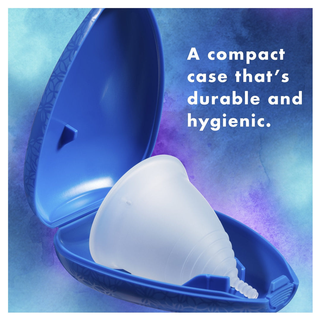 Tampax REGULAR Flow Menstrual Cup up to 12 hrs Comfort-Fit protection Image 3