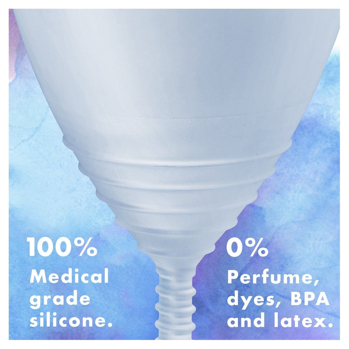 Tampax REGULAR Flow Menstrual Cup up to 12 hrs Comfort-Fit protection Image 6