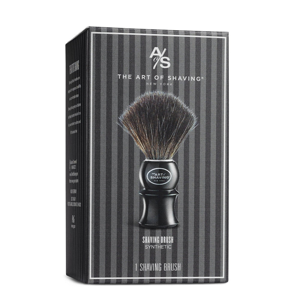 The Art of Shaving Synthetic Black Shave Brush Image 2