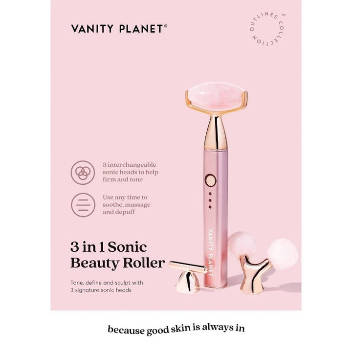 Vanity Planet 3-in-1 Sonic Beauty Face Roller Image 6