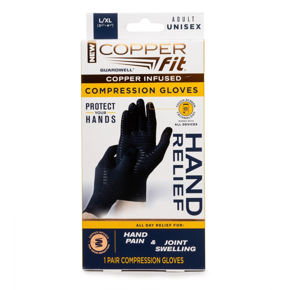 Copper Fit Guardwell Copper Infused Hand Protection Compression Gloves Image 2