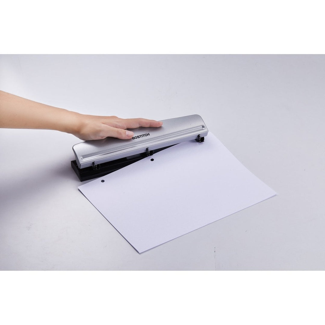 Bostitch Office HP12 3 Hole Punch 12 Sheet Capacity Metal Image 11