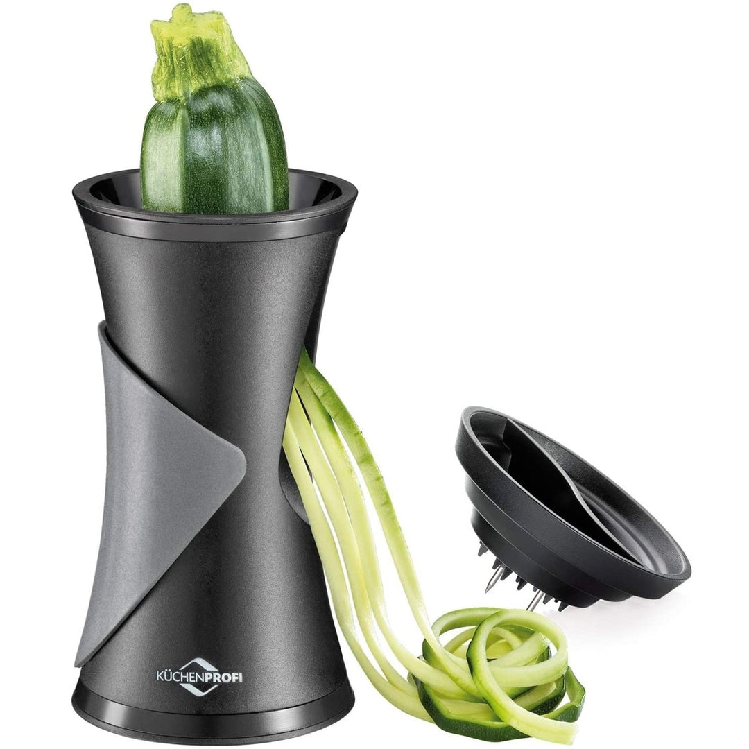 K chenprofi Olera Spiralizer for Vegetables 6" H x 3.5" diameter Black Image 3