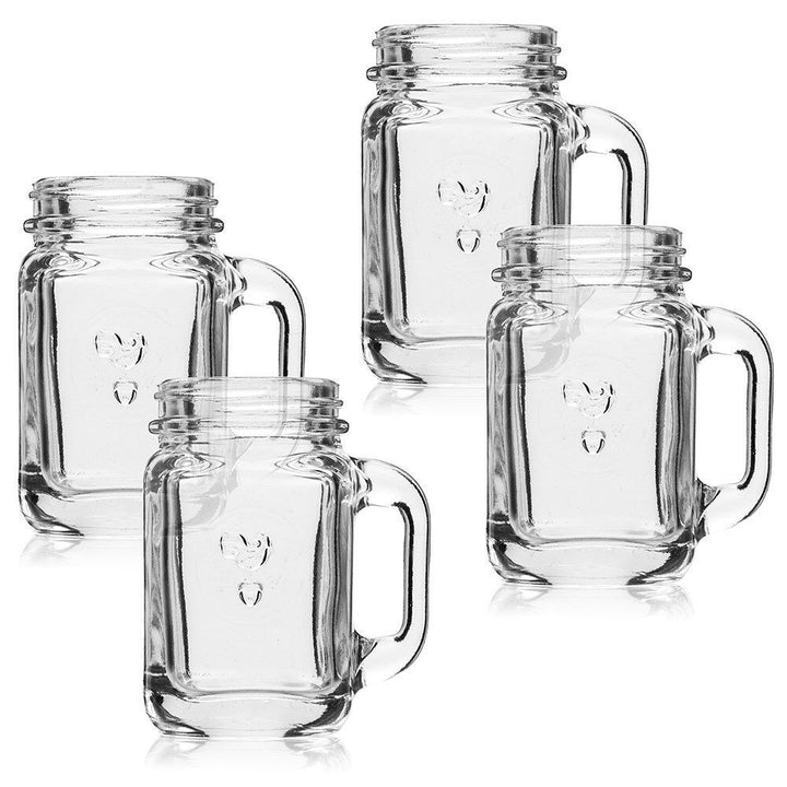 Kikkerland Mason Jar Shot Glasses - Set of 4 Image 6