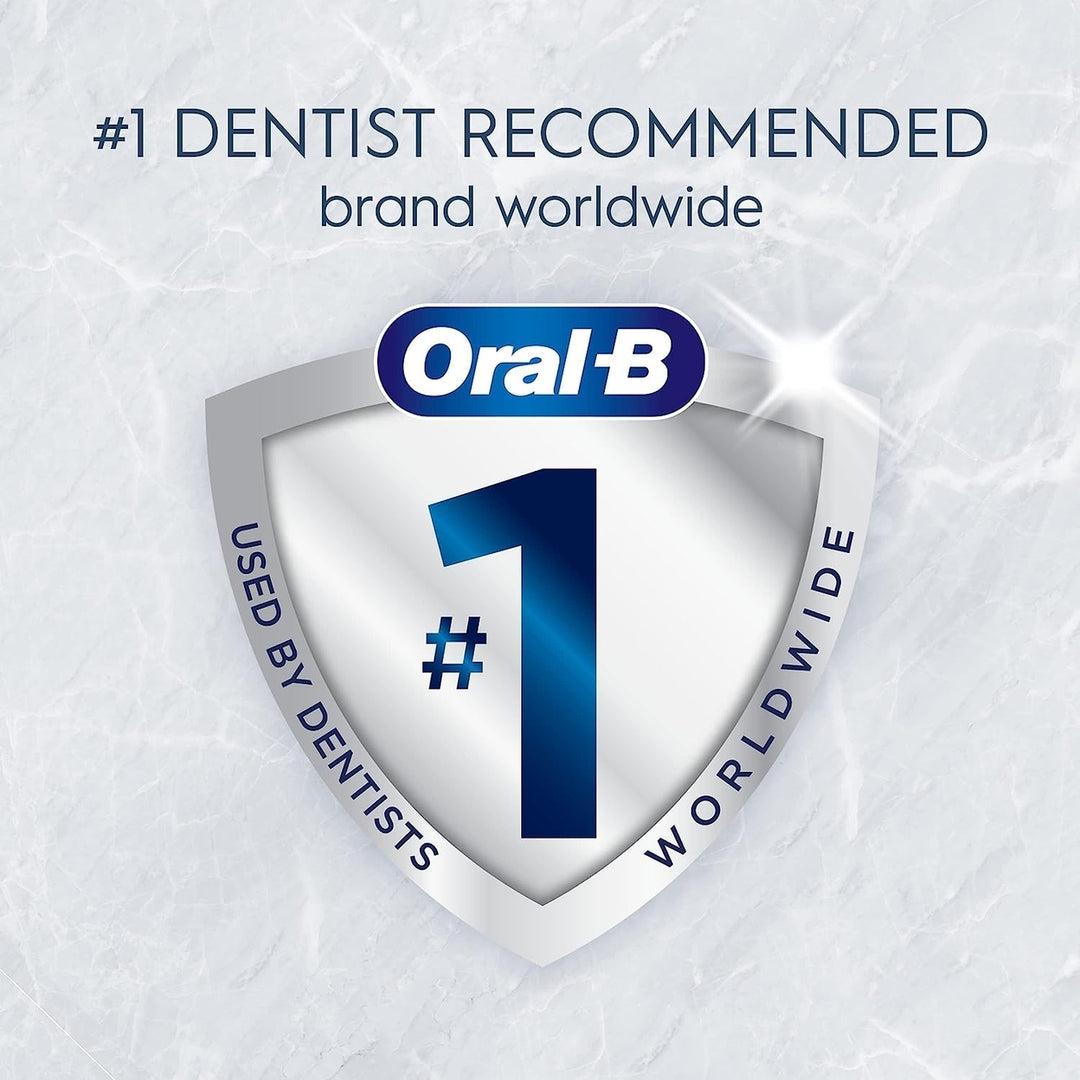 Oral-B Clic Deluxe Starter Kit Manual Toothbrush with 3 Brush Heads and Magnetic Brush Mount White Image 10