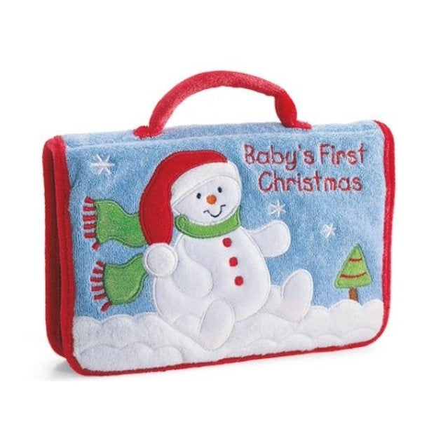 Babys First Christmas Soft Photo Album Holds 12 - 4 x 6 photos Image 2