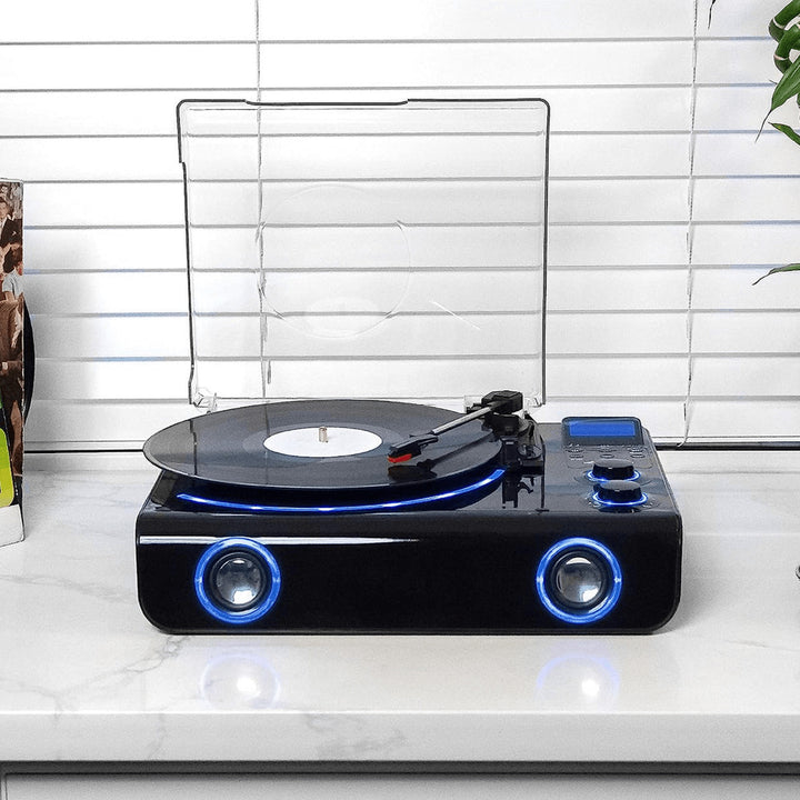 Victor Beacon Hybrid 5-in-1 Turntable System with Bluetooth and FM Radio Image 7