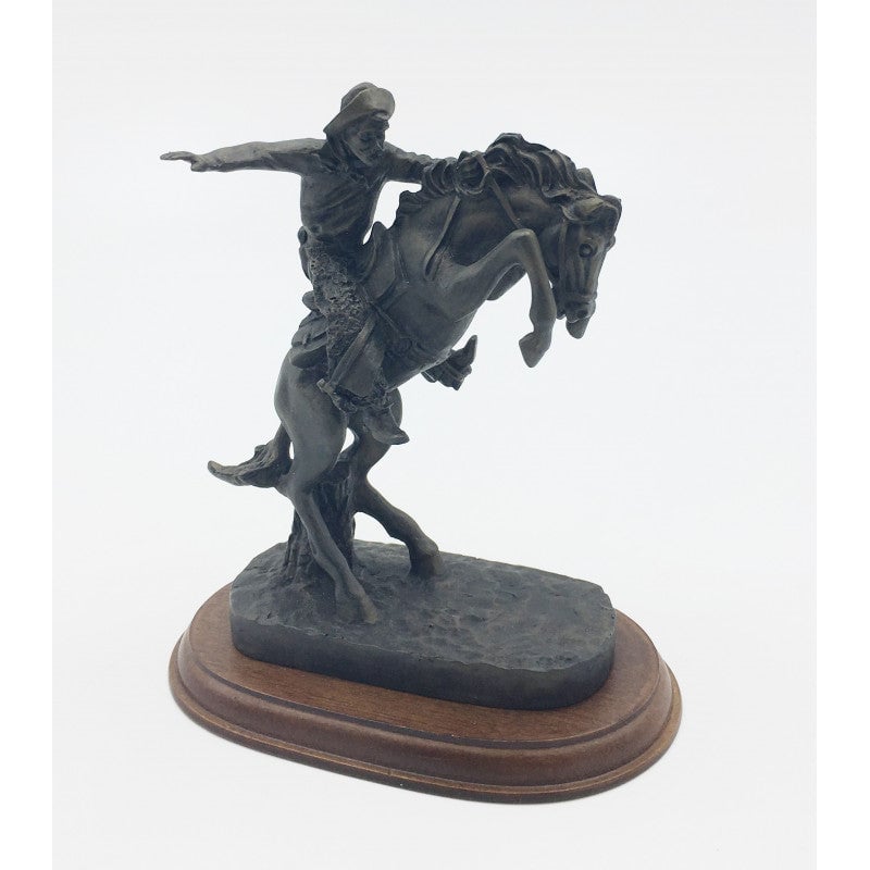 Cowboy Riding Horse Figurine Home D cor  Office D cor, Image 2