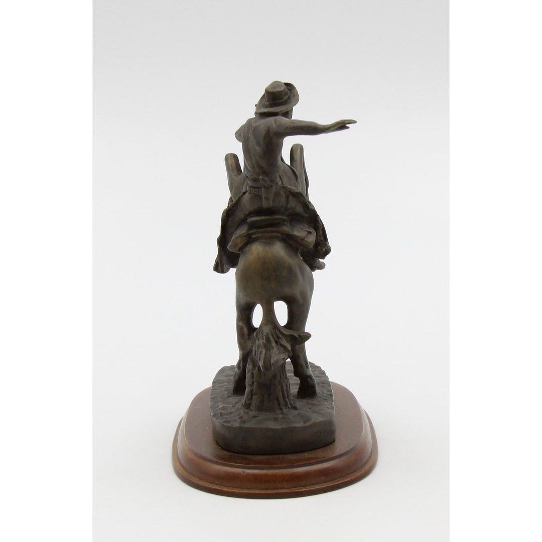 Cowboy Riding Horse Figurine Home D cor  Office D cor, Image 4