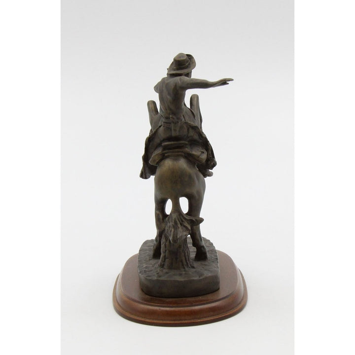 Cowboy Riding Horse FigurineHome DcorOffice Dcor, Image 4