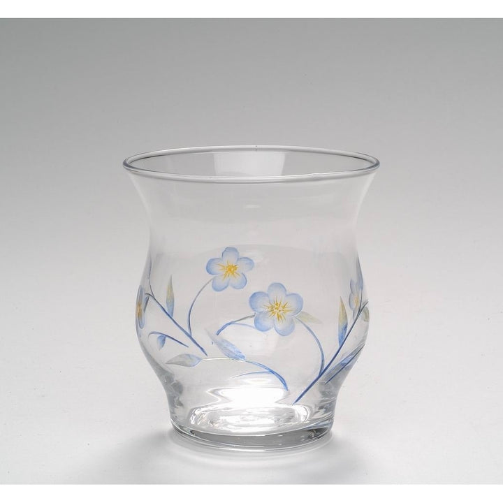 Glass Tealight Candle Holder with Hand Painted FlowersHome DcorKitchen Dcor, Image 3