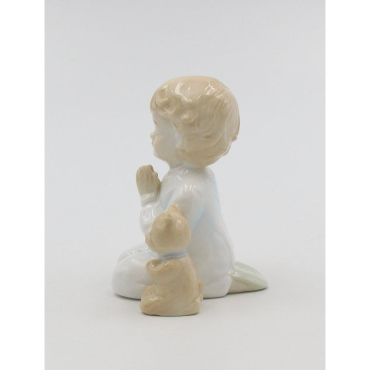 Ceramic Praying Boy Figurine Religious D cor Religious Gift Church D cor, Image 3