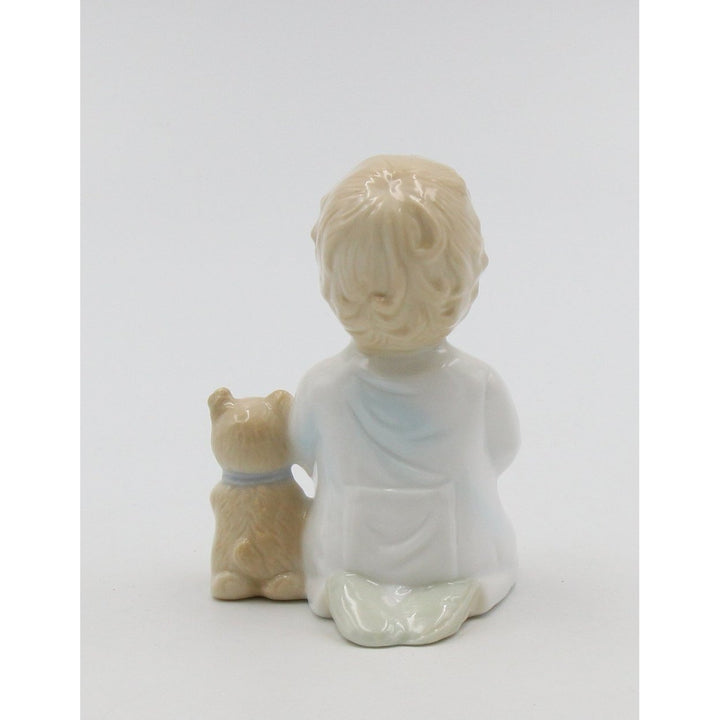 Ceramic Praying Boy Figurine Religious D cor Religious Gift Church D cor, Image 4