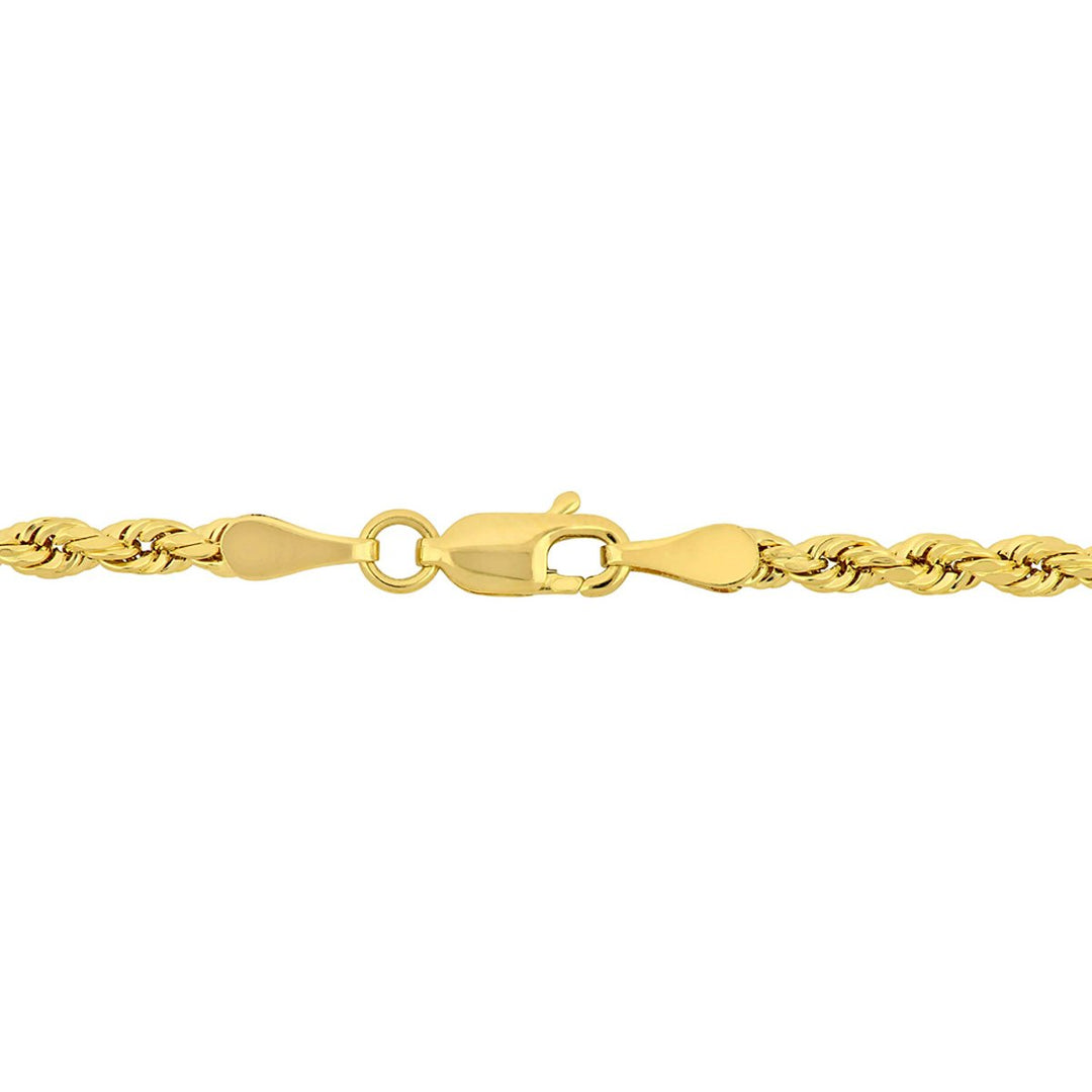 Rope Chain Bracelet in 14K Yellow Gold (7.5 inches) Image 3