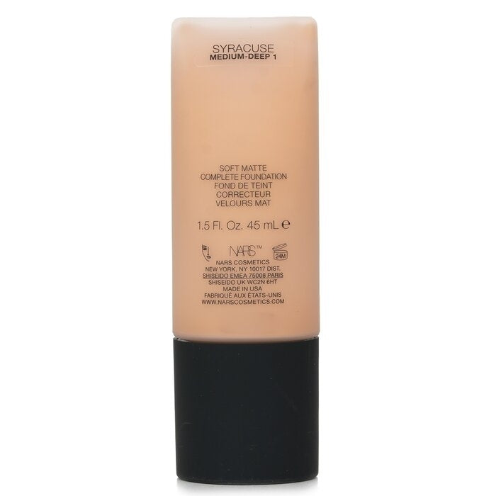 NARS - Soft Matte Complete Foundation -  Syracuse (Medium Deep 1)(45ml/1.5oz) Image 2