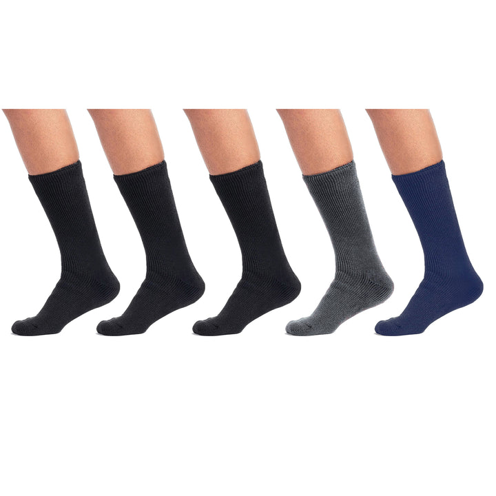 10-Pairs: Mens Moisture-Wicking Cushioned Weather Proof Dri -Tech Industrial Working Socks Image 4