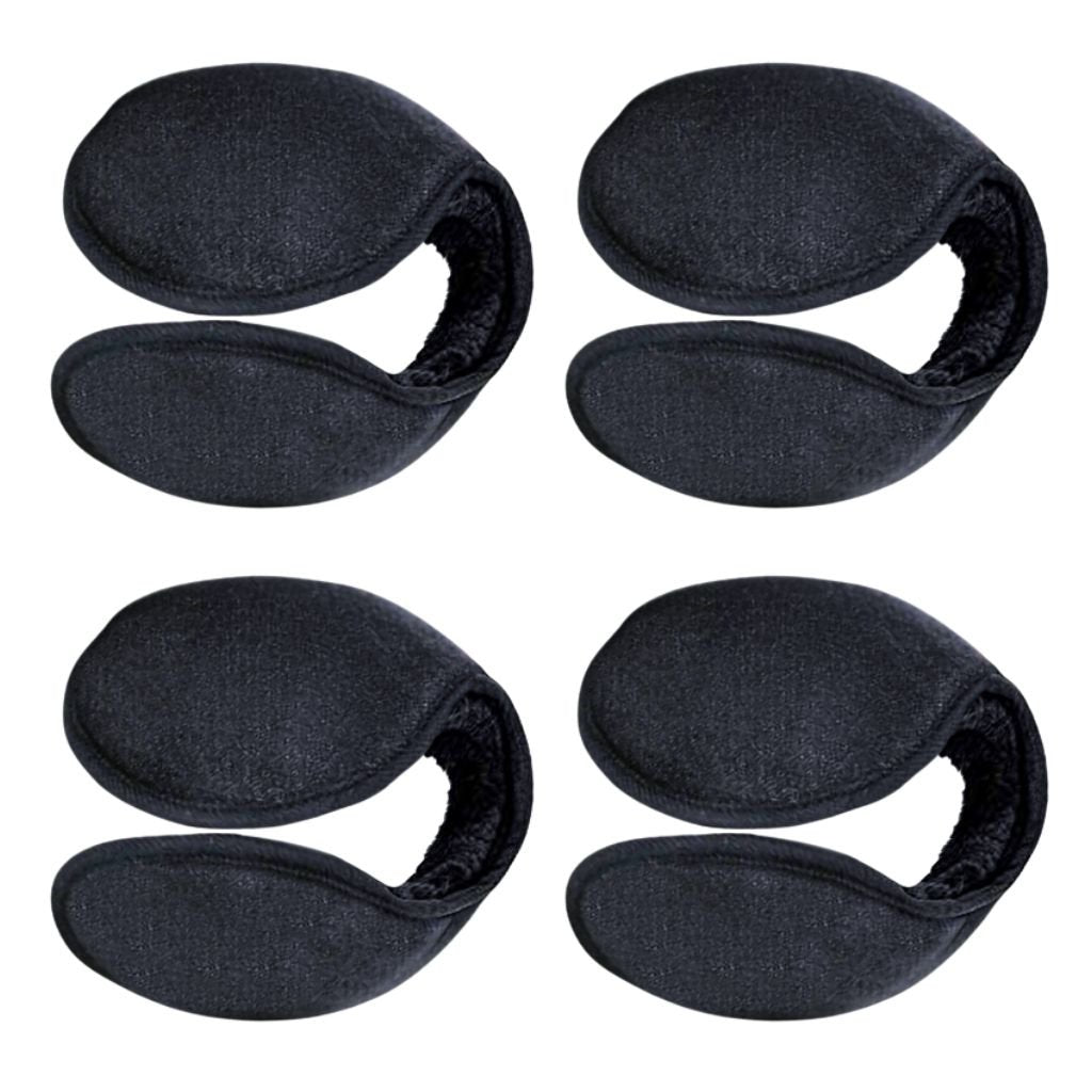 Unisex Plush Lined Windproof Earmuffs Adjustable Thermal Foldable Winter Gear Image 3