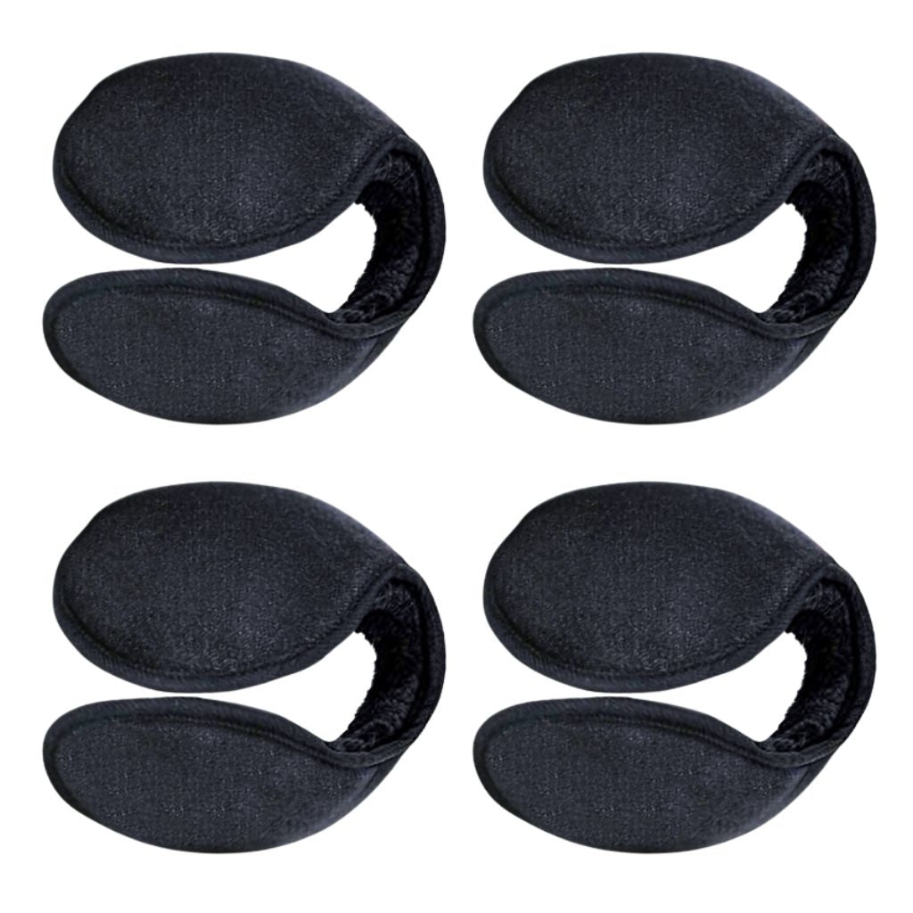 Unisex Ultra-Plush Windproof faux Lined Earmuffs Adjustable Thermal Warmth Multi-Pack Image 2