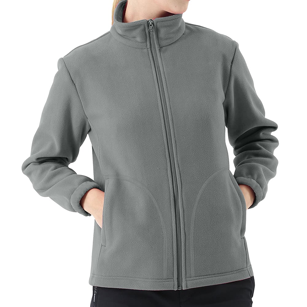 Multi-Pack: Womens Ultra-Soft Winter Warm Cozy Polar Fleece Zip Up Jacket Coat Image 6