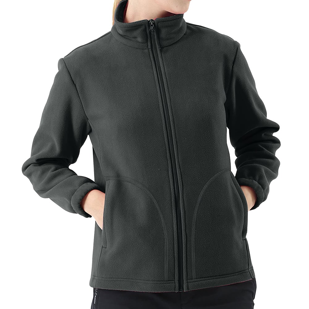 Multi-Pack: Womens Ultra-Soft Winter Warm Cozy Polar Fleece Zip Up Jacket Coat Image 7
