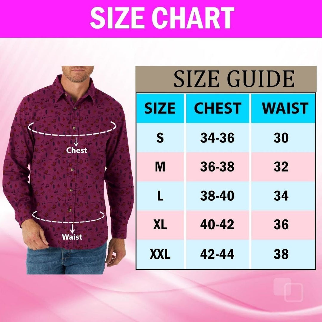 Mens Formal Slim Fit Long Sleeve Dress Shirt 100% Cotton Printed Multi-Pack Image 12