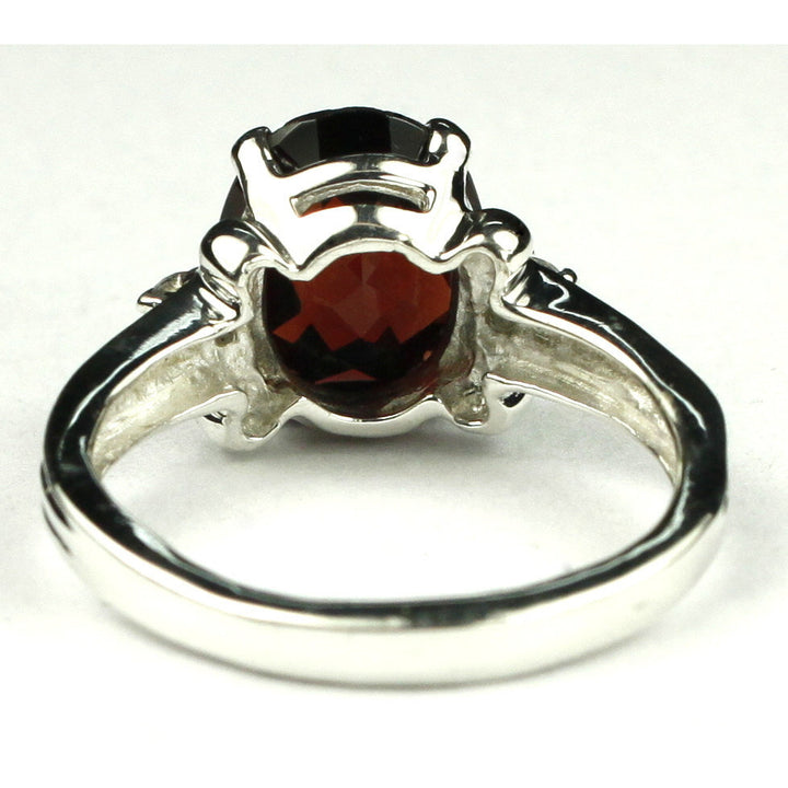 Sterling Silver Ring Mozambique Garnet SR136 Image 4