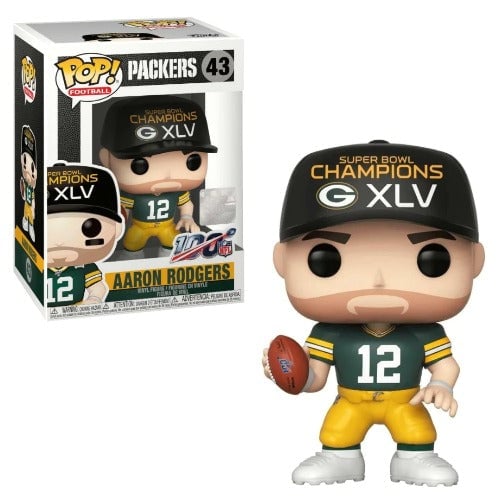 Aaron Rodgers Funko POP - NFL - Green Bay Packers - (SB Champions XLV) Image 1